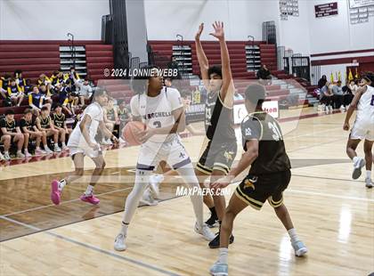 Thumbnail 2 in New Rochelle vs Clarkstown South (Harrison Holiday Tournament) photogallery.