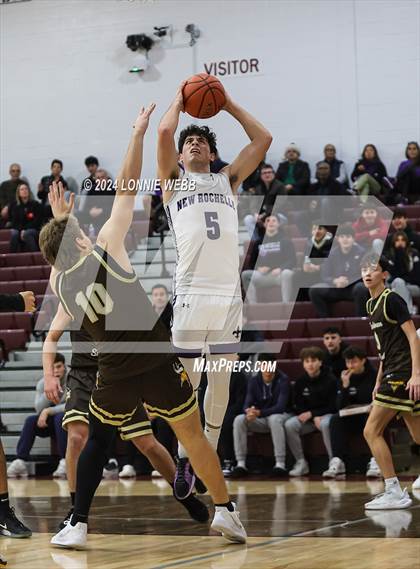 Thumbnail 1 in New Rochelle vs Clarkstown South (Harrison Holiday Tournament) photogallery.