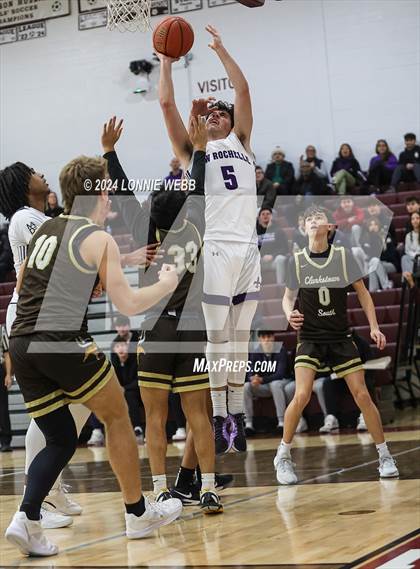 Thumbnail 3 in New Rochelle vs Clarkstown South (Harrison Holiday Tournament) photogallery.