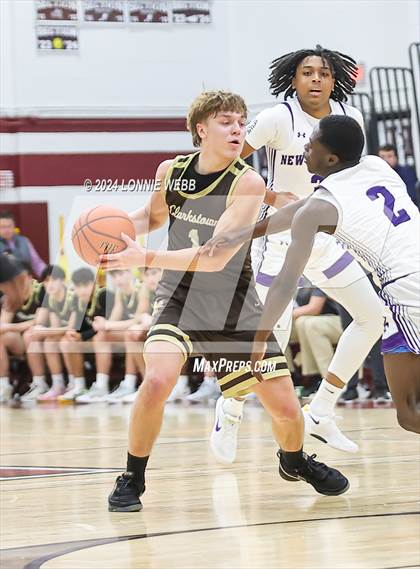 Thumbnail 3 in New Rochelle vs Clarkstown South (Harrison Holiday Tournament) photogallery.