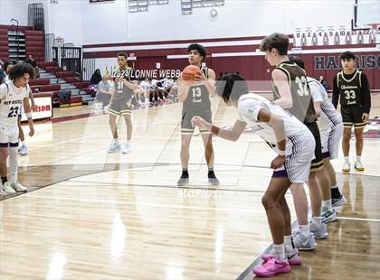 Thumbnail 3 in New Rochelle vs Clarkstown South (Harrison Holiday Tournament) photogallery.