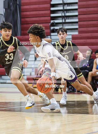 Thumbnail 1 in New Rochelle vs Clarkstown South (Harrison Holiday Tournament) photogallery.