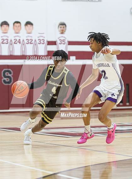 Thumbnail 2 in New Rochelle vs Clarkstown South (Harrison Holiday Tournament) photogallery.