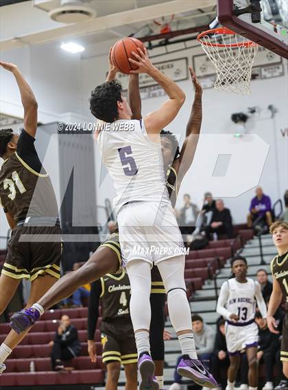 Thumbnail 3 in New Rochelle vs Clarkstown South (Harrison Holiday Tournament) photogallery.