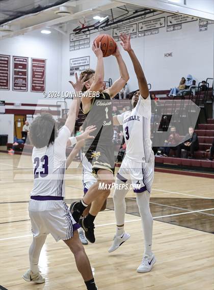 Thumbnail 3 in New Rochelle vs Clarkstown South (Harrison Holiday Tournament) photogallery.