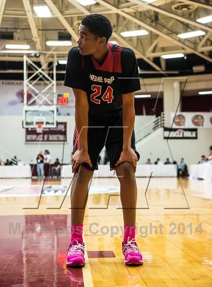 Thumbnail 3 in Huntington St. Joseph Prep vs. Prime Prep (Spalding Hoophall Classic) photogallery.