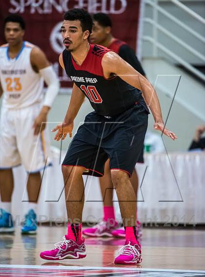 Thumbnail 3 in Huntington St. Joseph Prep vs. Prime Prep (Spalding Hoophall Classic) photogallery.