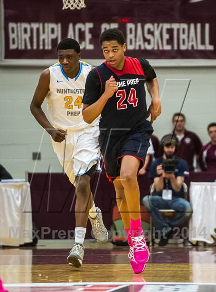 Thumbnail 1 in Huntington St. Joseph Prep vs. Prime Prep (Spalding Hoophall Classic) photogallery.