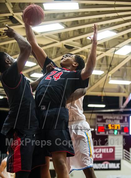 Thumbnail 2 in Huntington St. Joseph Prep vs. Prime Prep (Spalding Hoophall Classic) photogallery.