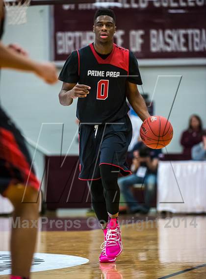 Thumbnail 1 in Huntington St. Joseph Prep vs. Prime Prep (Spalding Hoophall Classic) photogallery.
