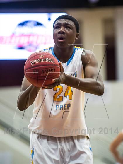 Thumbnail 1 in Huntington St. Joseph Prep vs. Prime Prep (Spalding Hoophall Classic) photogallery.