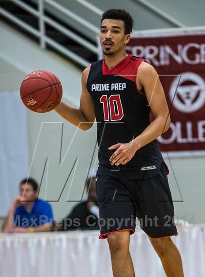 Thumbnail 3 in Huntington St. Joseph Prep vs. Prime Prep (Spalding Hoophall Classic) photogallery.