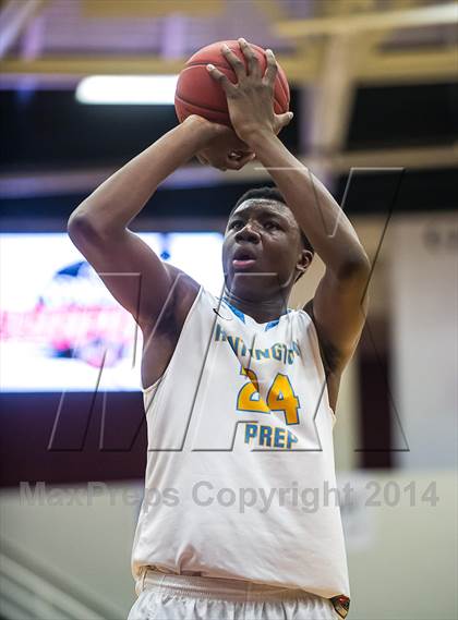 Thumbnail 2 in Huntington St. Joseph Prep vs. Prime Prep (Spalding Hoophall Classic) photogallery.