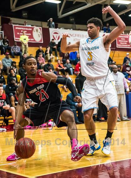 Thumbnail 3 in Huntington St. Joseph Prep vs. Prime Prep (Spalding Hoophall Classic) photogallery.