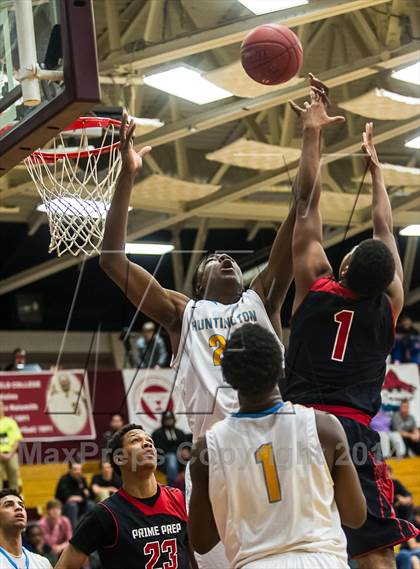 Thumbnail 3 in Huntington St. Joseph Prep vs. Prime Prep (Spalding Hoophall Classic) photogallery.