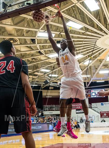 Thumbnail 1 in Huntington St. Joseph Prep vs. Prime Prep (Spalding Hoophall Classic) photogallery.