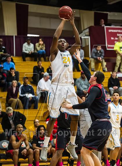Thumbnail 3 in Huntington St. Joseph Prep vs. Prime Prep (Spalding Hoophall Classic) photogallery.