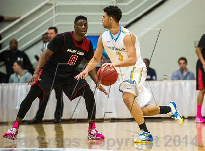 Thumbnail 2 in Huntington St. Joseph Prep vs. Prime Prep (Spalding Hoophall Classic) photogallery.