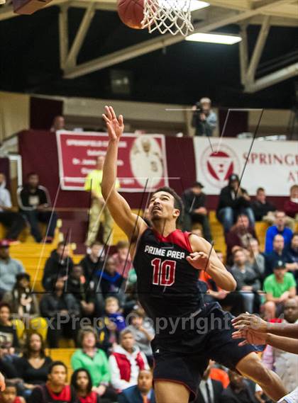 Thumbnail 3 in Huntington St. Joseph Prep vs. Prime Prep (Spalding Hoophall Classic) photogallery.