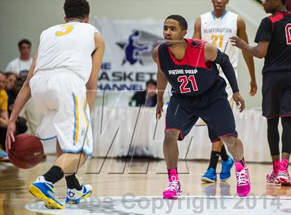 Thumbnail 2 in Huntington St. Joseph Prep vs. Prime Prep (Spalding Hoophall Classic) photogallery.
