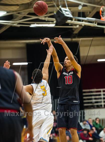 Thumbnail 3 in Huntington St. Joseph Prep vs. Prime Prep (Spalding Hoophall Classic) photogallery.