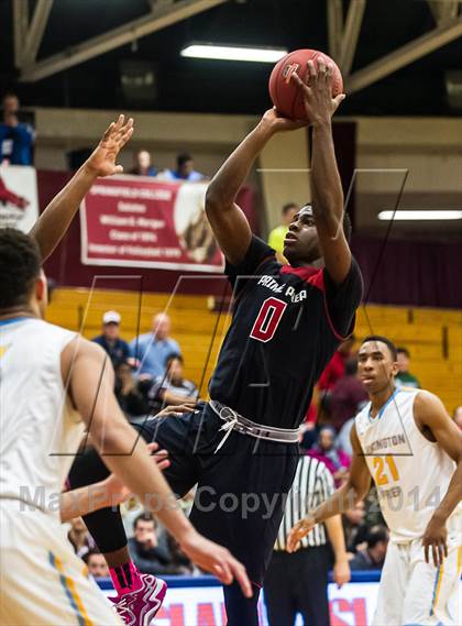 Thumbnail 2 in Huntington St. Joseph Prep vs. Prime Prep (Spalding Hoophall Classic) photogallery.