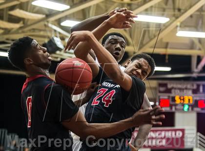 Thumbnail 1 in Huntington St. Joseph Prep vs. Prime Prep (Spalding Hoophall Classic) photogallery.