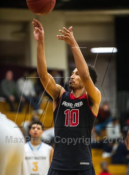 Thumbnail 3 in Huntington St. Joseph Prep vs. Prime Prep (Spalding Hoophall Classic) photogallery.