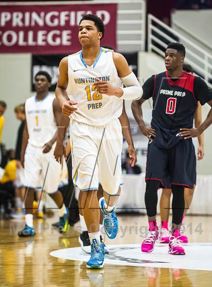 Thumbnail 1 in Huntington St. Joseph Prep vs. Prime Prep (Spalding Hoophall Classic) photogallery.