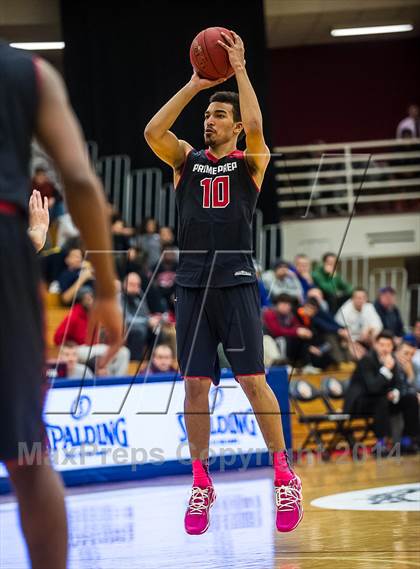 Thumbnail 2 in Huntington St. Joseph Prep vs. Prime Prep (Spalding Hoophall Classic) photogallery.