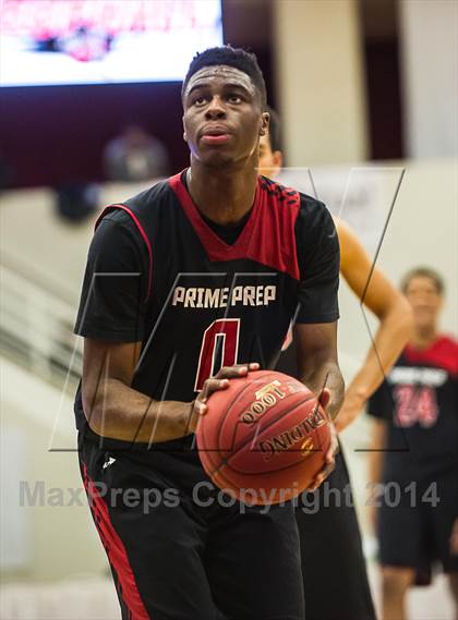 Thumbnail 3 in Huntington St. Joseph Prep vs. Prime Prep (Spalding Hoophall Classic) photogallery.