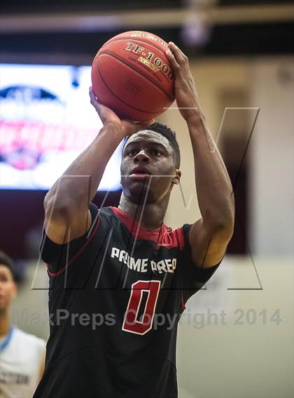 Thumbnail 2 in Huntington St. Joseph Prep vs. Prime Prep (Spalding Hoophall Classic) photogallery.