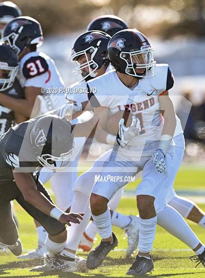 Thumbnail 1 in Legend @ Valor Christian (CHSAA 5A Semi-Final) photogallery.