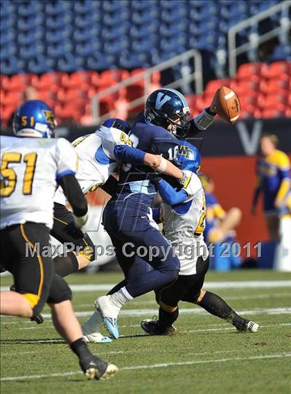 Thumbnail 1 in Valor Christian vs. Wheat Ridge (CHSAA 4A Final) photogallery.