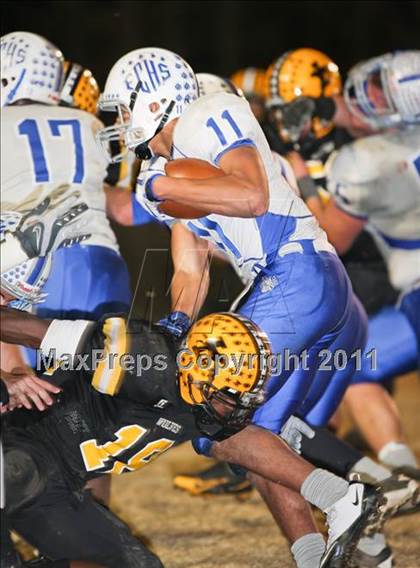Thumbnail 1 in Lincolnton vs. Polk County (NCHSAA 2A Playoffs) photogallery.