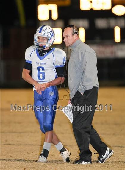 Thumbnail 2 in Lincolnton vs. Polk County (NCHSAA 2A Playoffs) photogallery.