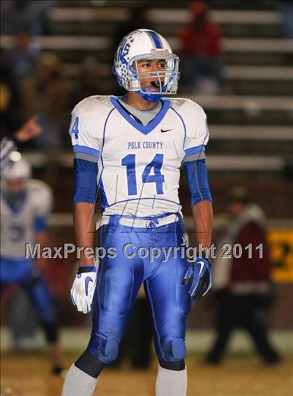 Thumbnail 3 in Lincolnton vs. Polk County (NCHSAA 2A Playoffs) photogallery.