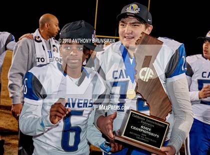 Thumbnail 1 in San Diego @ Colfax (CIF State D5-A Final - Postgame) photogallery.