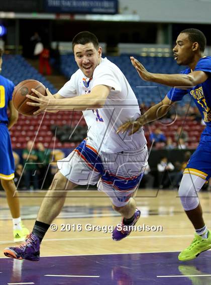 Thumbnail 2 in St. Joseph Notre Dame vs St. Bernard (CIF State D5 Final) photogallery.
