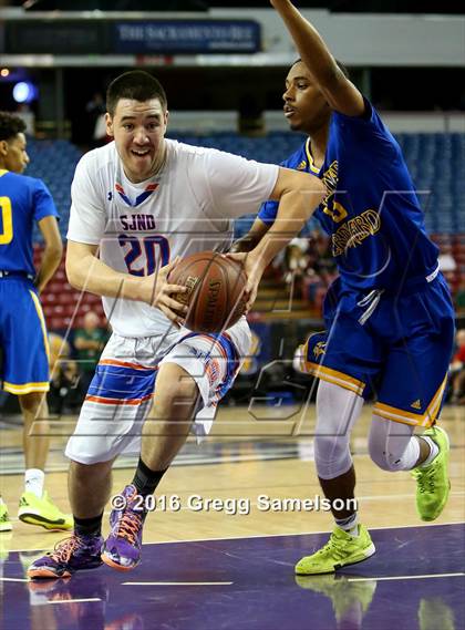 Thumbnail 3 in St. Joseph Notre Dame vs St. Bernard (CIF State D5 Final) photogallery.