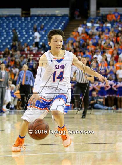Thumbnail 2 in St. Joseph Notre Dame vs St. Bernard (CIF State D5 Final) photogallery.