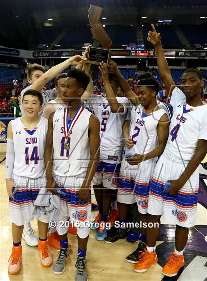Thumbnail 1 in St. Joseph Notre Dame vs St. Bernard (CIF State D5 Final) photogallery.