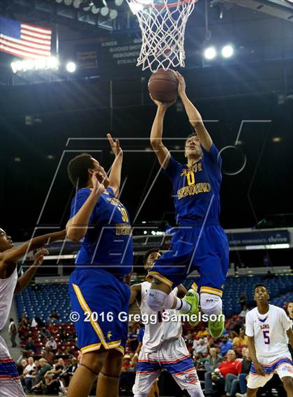 Thumbnail 2 in St. Joseph Notre Dame vs St. Bernard (CIF State D5 Final) photogallery.