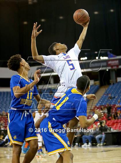 Thumbnail 2 in St. Joseph Notre Dame vs St. Bernard (CIF State D5 Final) photogallery.