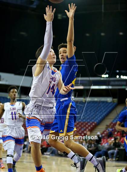 Thumbnail 1 in St. Joseph Notre Dame vs St. Bernard (CIF State D5 Final) photogallery.