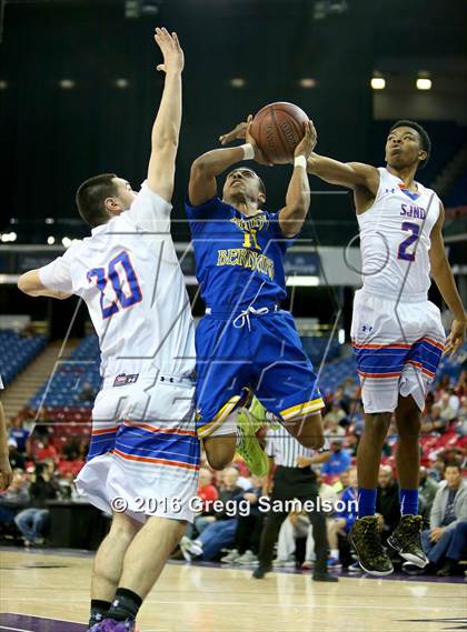Thumbnail 2 in St. Joseph Notre Dame vs St. Bernard (CIF State D5 Final) photogallery.