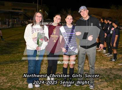Thumbnail 3 in ALA - West Foothills @ Northwest Christian (Senior Night) photogallery.