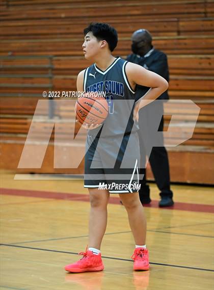 Thumbnail 3 in Puget Sound Adventist @ Northwest Yeshiva (SeaTac 1B Playoff) photogallery.