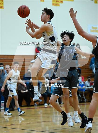 Thumbnail 1 in Puget Sound Adventist @ Northwest Yeshiva (SeaTac 1B Playoff) photogallery.
