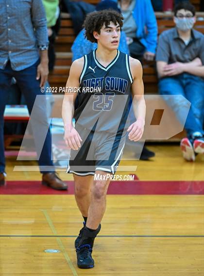 Thumbnail 3 in Puget Sound Adventist @ Northwest Yeshiva (SeaTac 1B Playoff) photogallery.